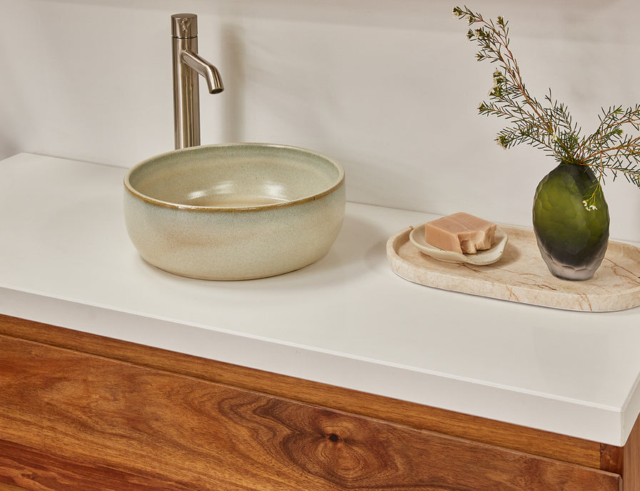 custom made timber vaity Tasmanian Blackwood