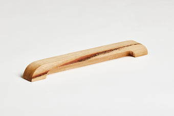 Linear finger pull cabinet handle Messmate timber
