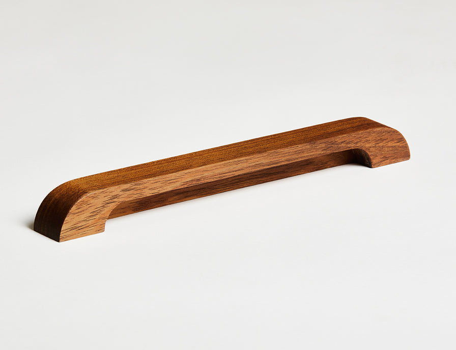 hand made timber cabinet handle tasmanian blackwood