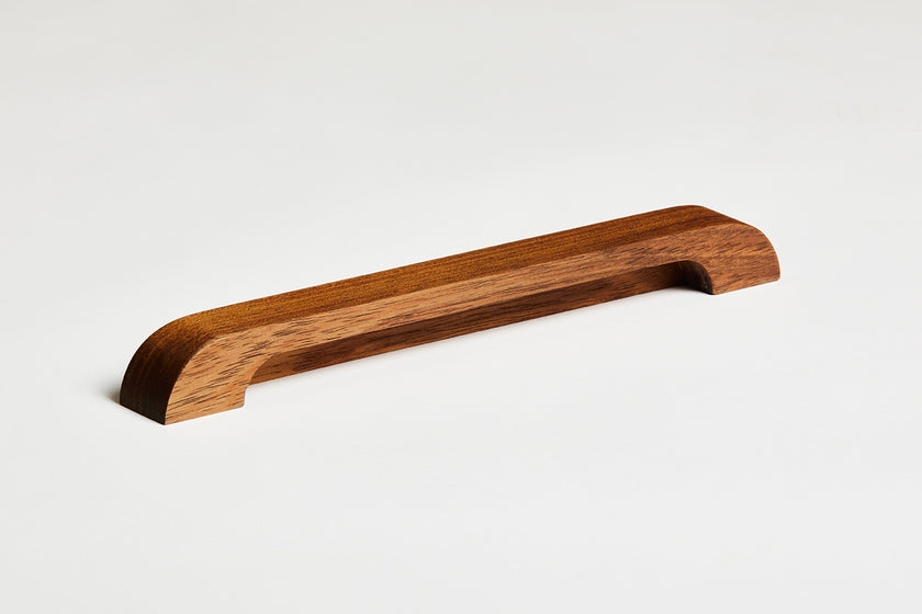 hand made timber cabinet handle tasmanian blackwood