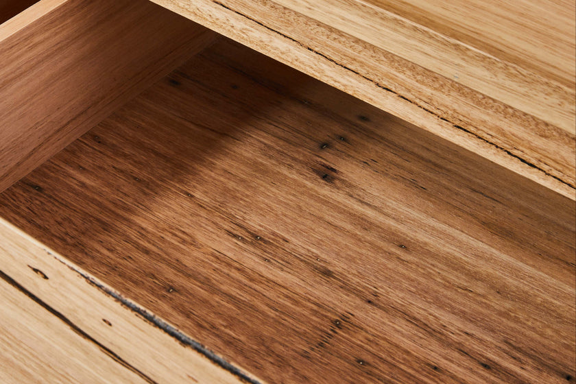 Made to order wooden TV cabinet with drawers