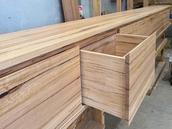 Large Luna TV cabinet with drawers