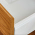 Oak timber TV cabinet with drawers
