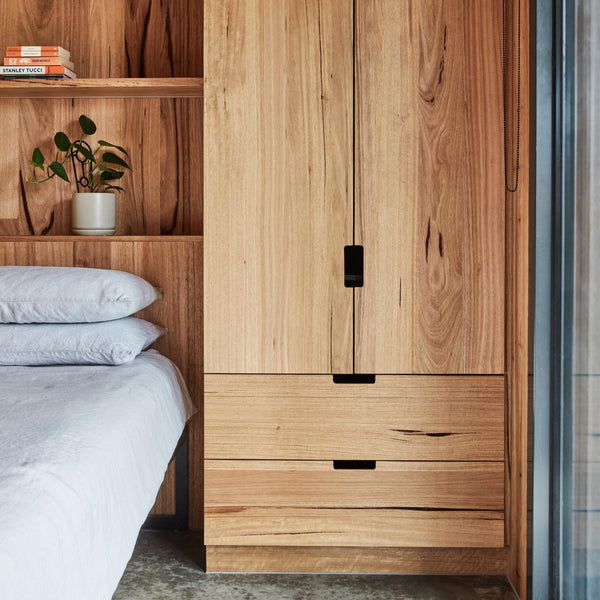 Wooden wardrobe cupbard