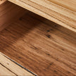 wooden bedside table internals